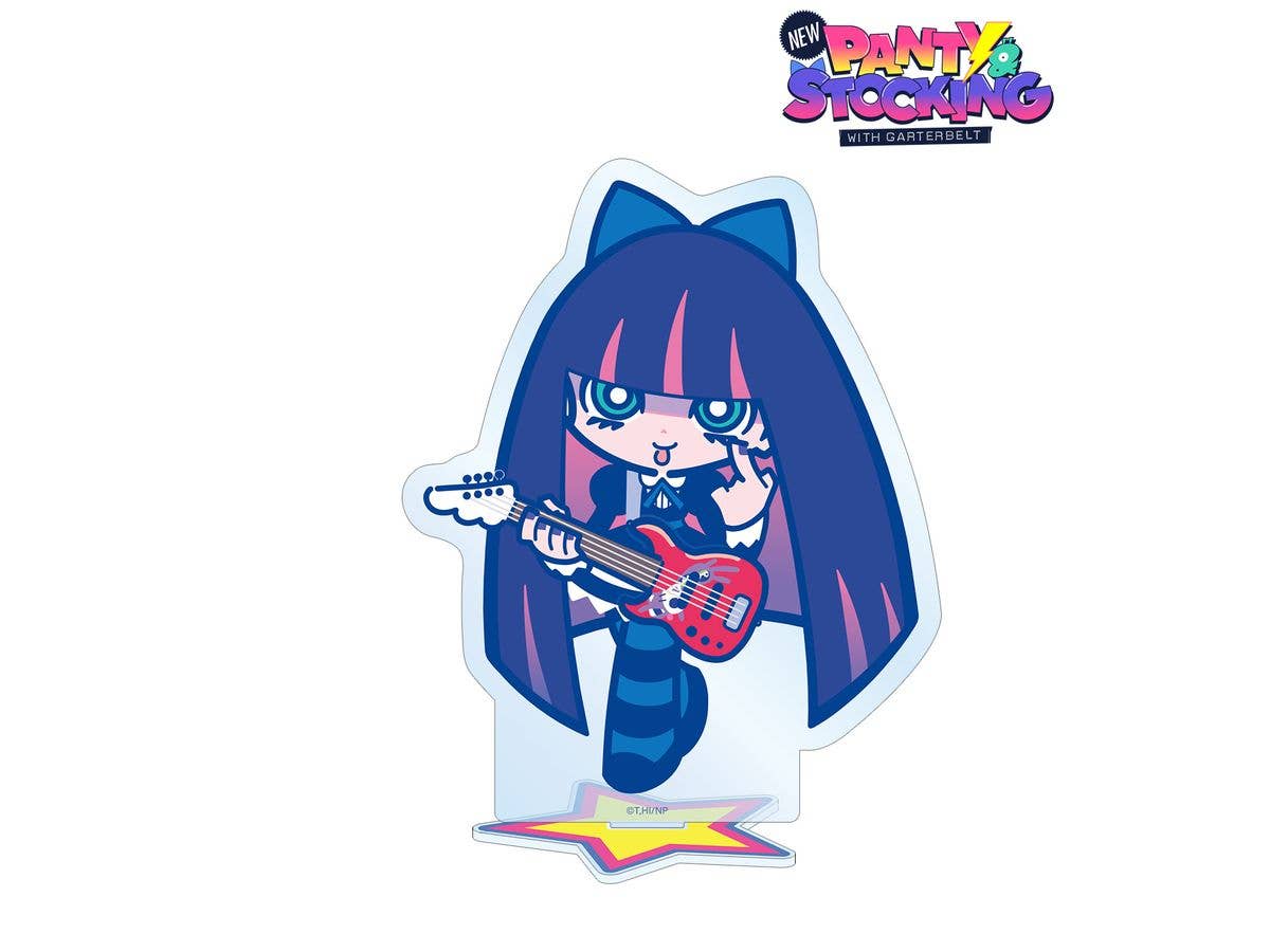 New Panty & Stocking With Garterbelt: F Kaori's Illustration Stockings Rock Ver. Big Acrylic Stand