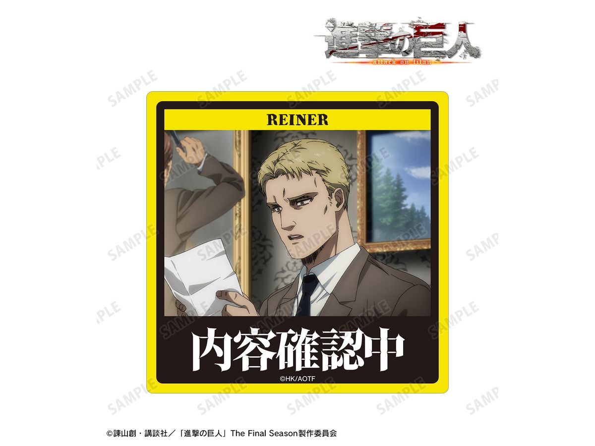 Attack On Titan: Reiner Scene Die-Cut Sticker Vol.2