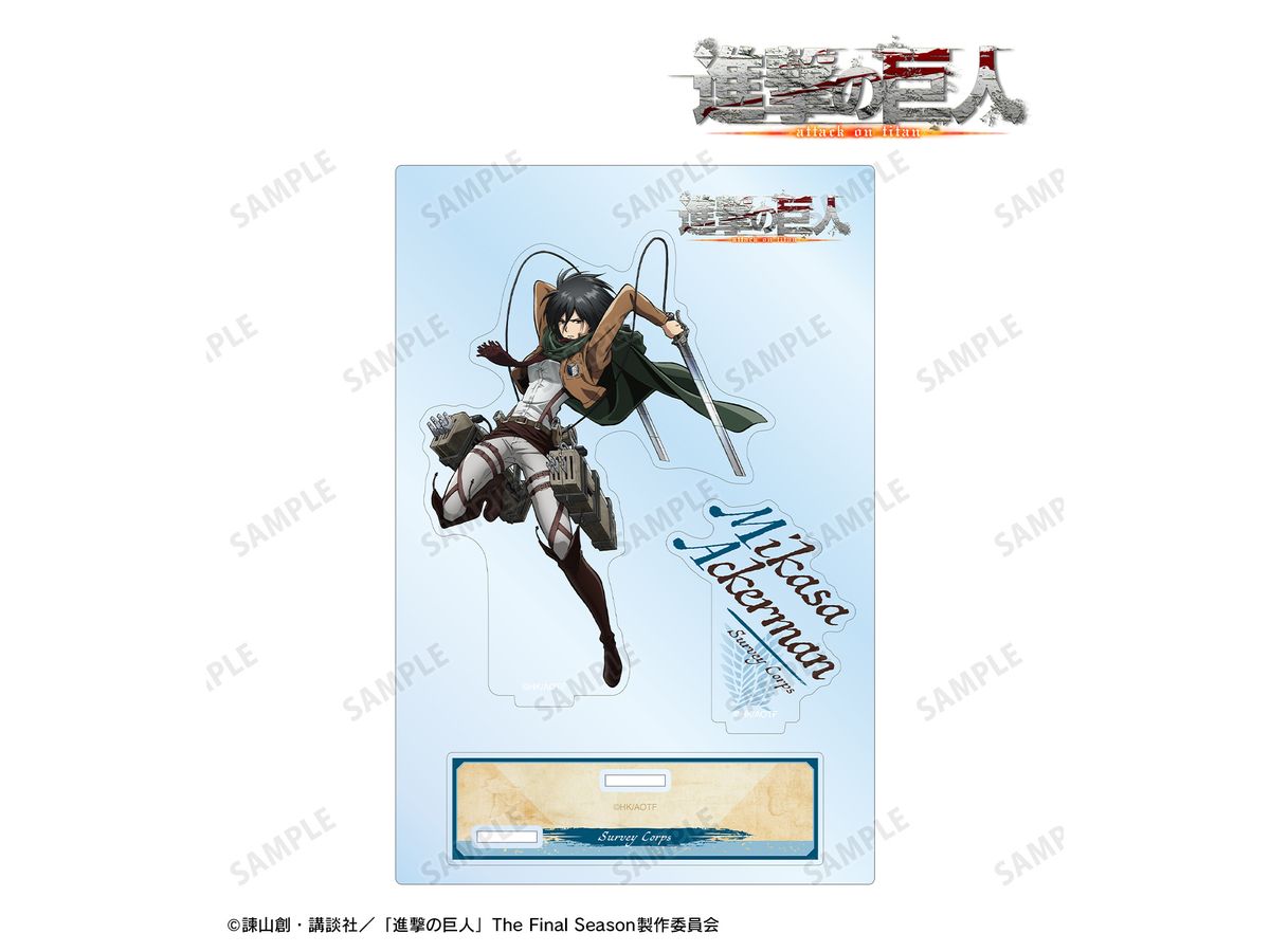 Attack On Titan: Mikasa 3D Activation Ver. Big Acrylic Stand With Parts