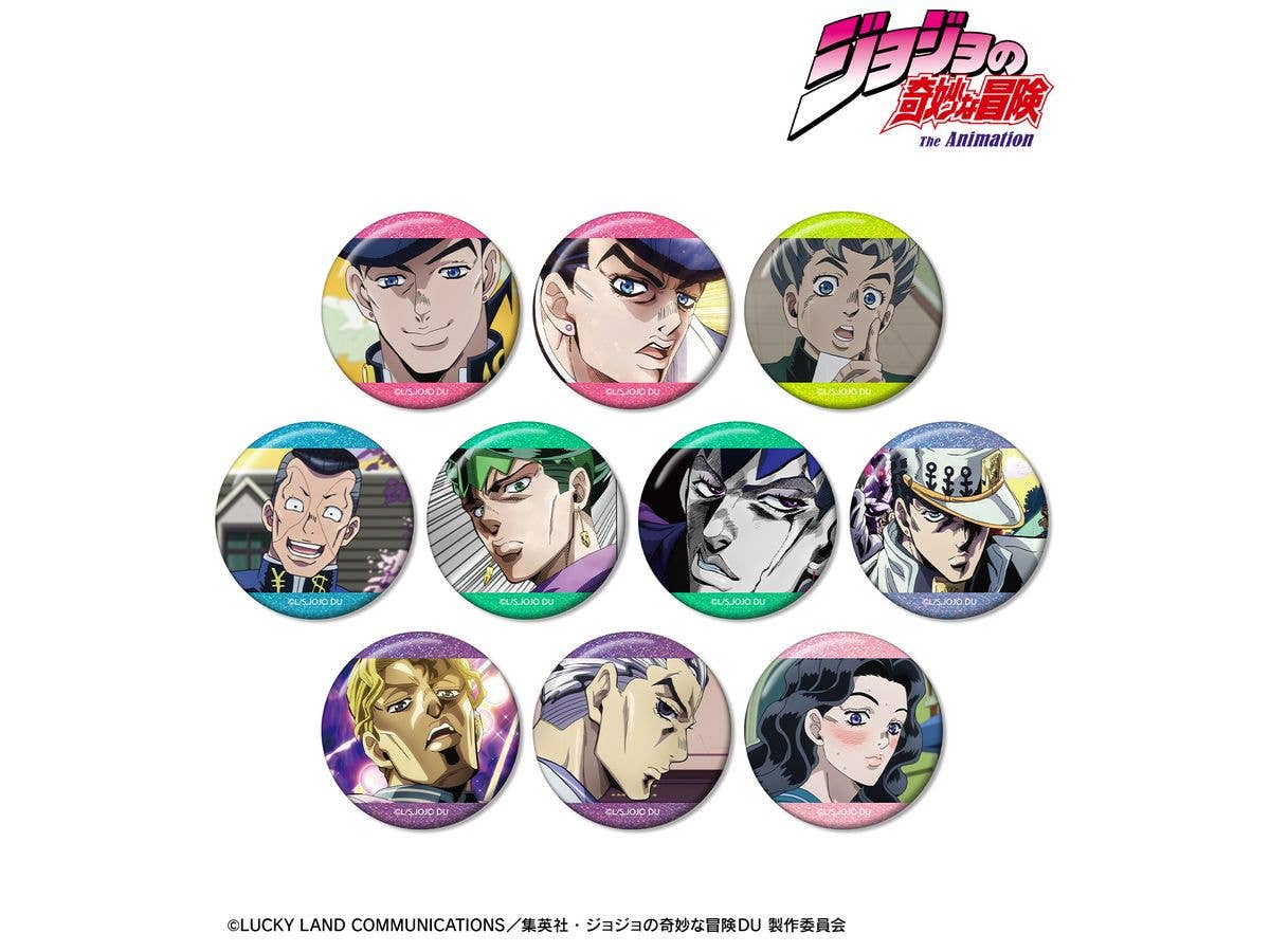 Jojo's Bizarre Adventure Diamond Is Unbreakable: Trading Scene Hologram Can Badge: 1Box (10pcs)