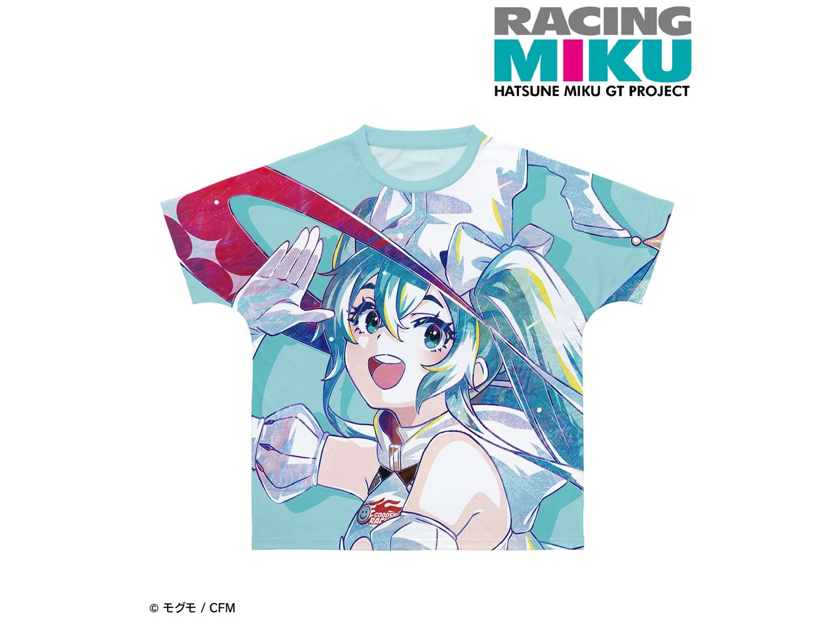 Hatsune Miku Gt Project: Racing Miku 2024Ver. Ani-Art Full Graphic T-Shirt Ver.B Unisex (Size / Xl)