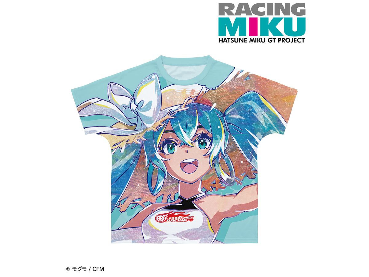 Hatsune Miku Gt Project: Racing Miku 2024 Tropical Ver. Ani-Art Full Graphic T-Shirt Unisex (Size / Xxxl)