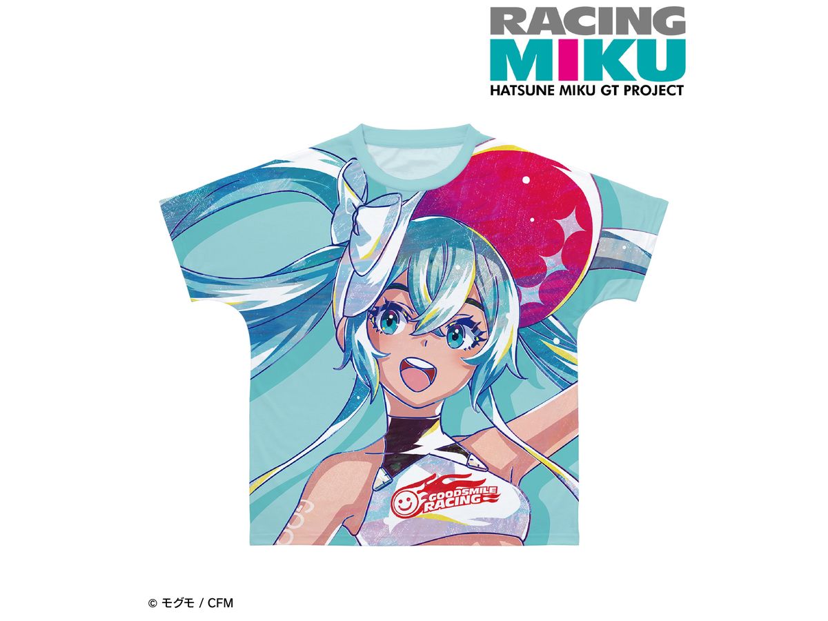 Hatsune Miku Gt Project: Racing Miku 2024 Summer Holiday Ver. Ani-Art Full Graphic T-Shirt Unisex (Size / Xxl)