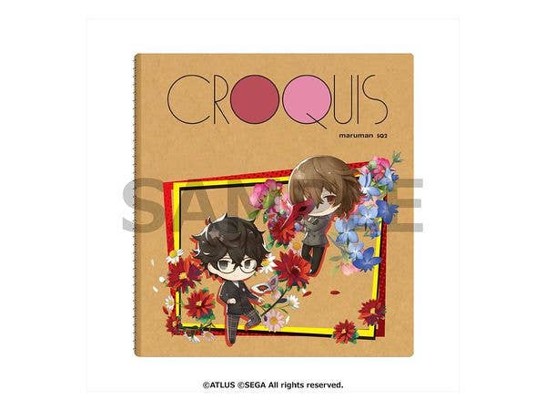 Persona 5 Royal: Croquis Book Chara Flor Protagonist & Akechi