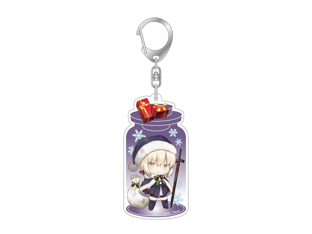 Fate / Grand Order: Charatoria Acrylic Keychain Rider / Arturia Pendragon [Santa Alterta]