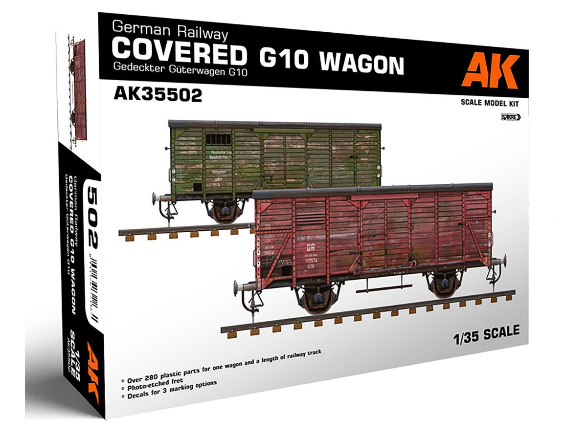 WW.II German Army Boxcar Guterwagen G10 type
