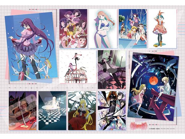 Monogatari Series: Jigsaw Puzzle 1000 Piece 1000T-525 Monogatari Series Collection (510 x 735mm)