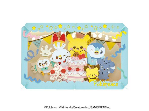 Pokemon: Pokepiece: PAPER THEATER PT-L59 Sweets Party