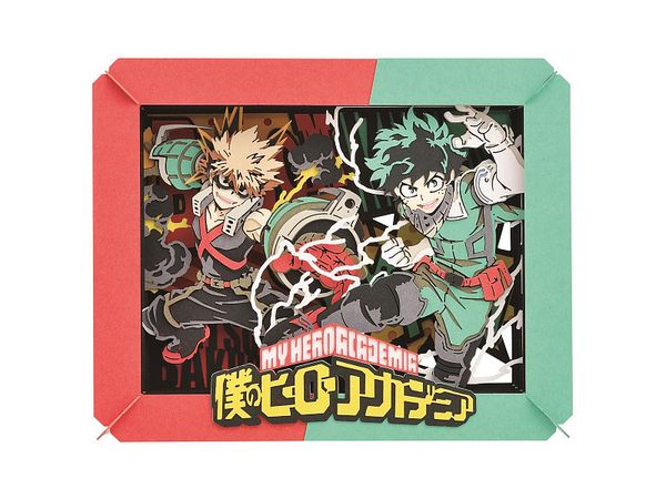 Tv Anime My Hero Academia: PAPER THEATER PT-160X Izuku Midoriya & Katsuki Bakugou