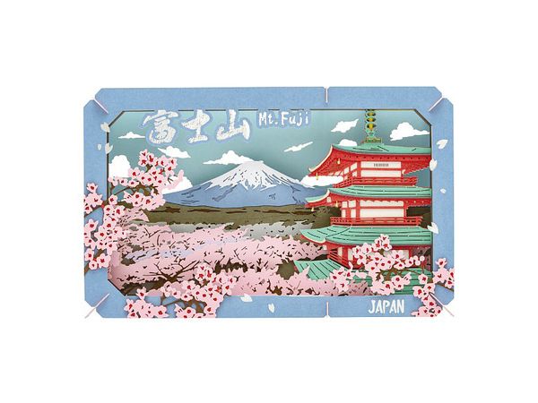 PAPER THEATER PT-L85 Mt. Fuji And Cherry Blossoms
