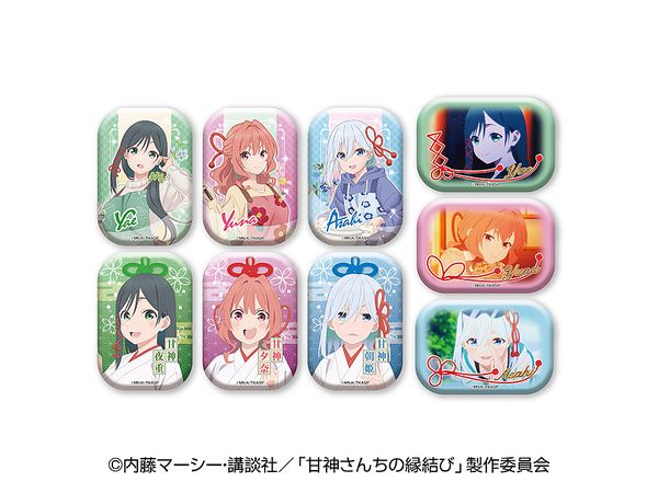 Tying The Knot With An Amagami Sister: Marukaku Can Badge 1Box 9Pcs