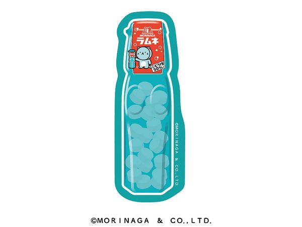 Morinaga Ramune: Sticker 1. Bottle