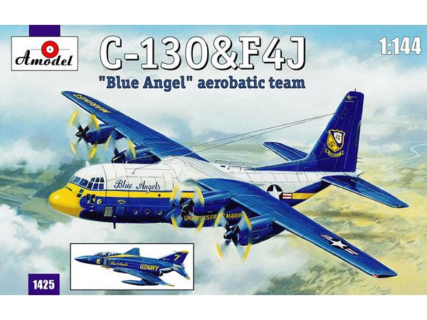 C-130 & F4J Blue Angel Aerobatic Team