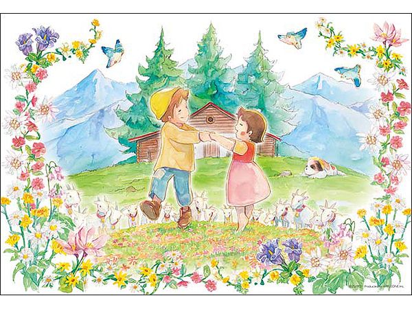 Heidi, Girl of the Alps: Spring Dance 300pcs (38 x 26cm)