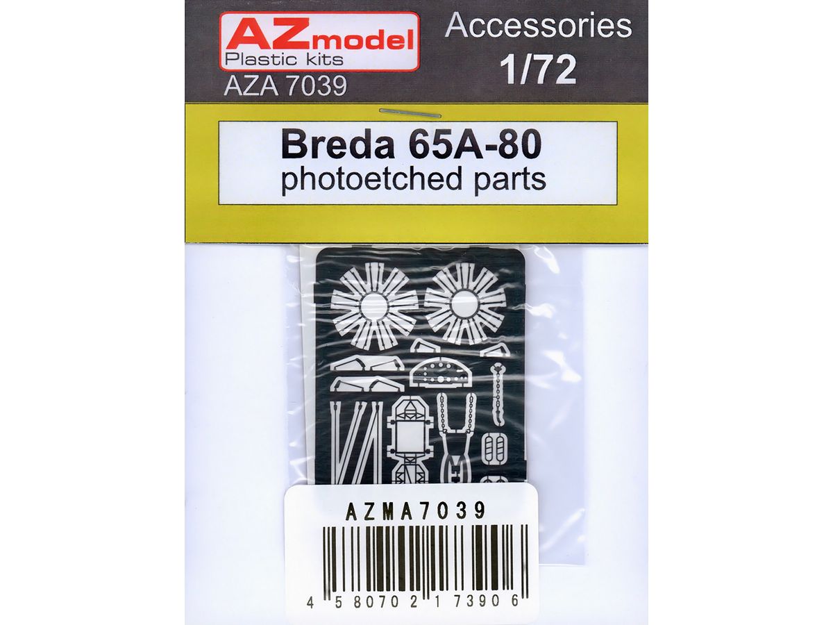 Breda 65A photoetched parts (for AZ model)