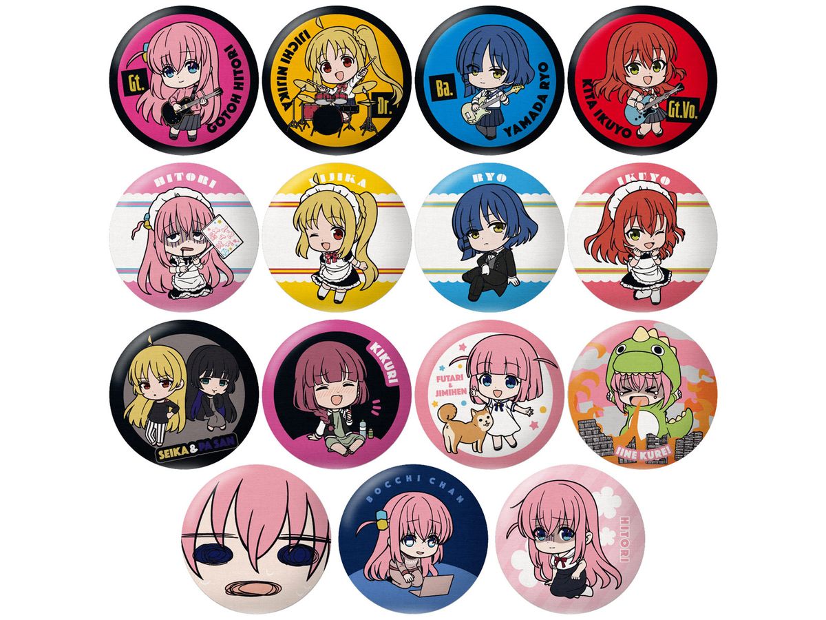 CAN BADGE COLLECTION Bocchi the Rock! 1Box (14pcs)