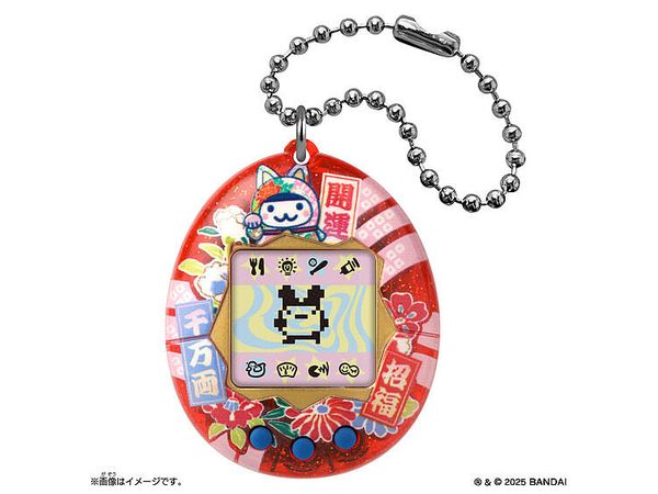 Original Tamagotchi Maneki Neko Mimitchi inspired by Edo Kimekomi Doll