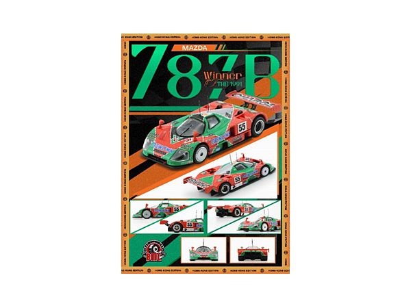 Mazda 787B 1991 Le Mans 24 Hours Winner #55 Volker Weidler / Johnny Herbert / Bertrand Gachot