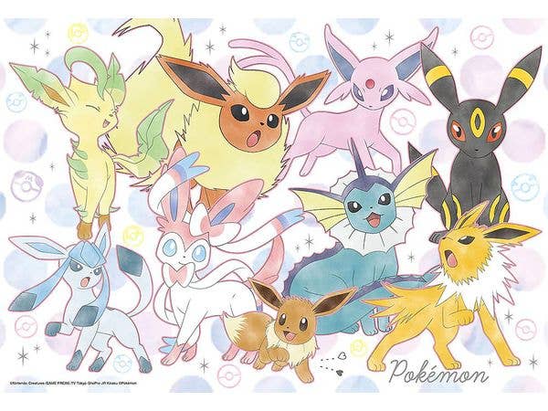 Pokemon Soft Color Eevee Friends 100pcs (380 x 260mm)