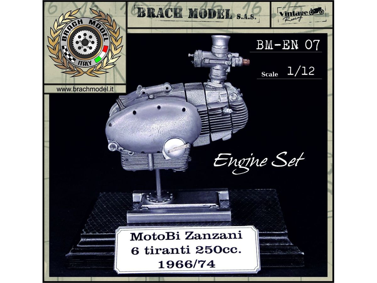 Zanzani Seitilanti (Six Stud) 250cc 1966/74 Engine Set