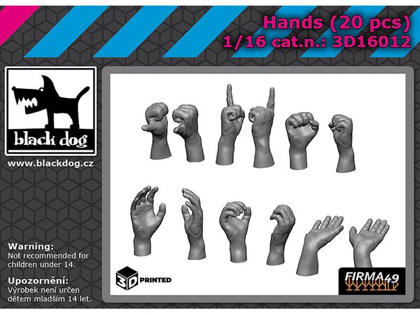 Hands  20 pcs