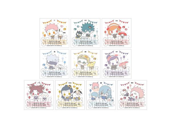 Jujutsu Kaisen Shibuya Jihen x Sanrio Characters: Trading Magnet 1Box 10Pcs