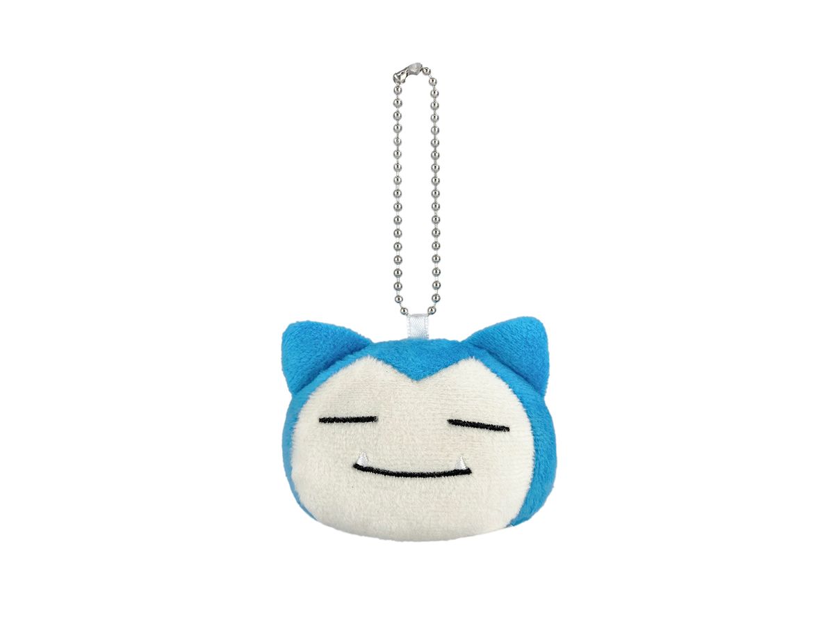 Pokemon face plush toy with ball chain vol.3 Snorlax B