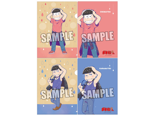 Osomatsu-san: Clear File 2pcs Set Osomatsu : Karamatsu Rainy days Ver.