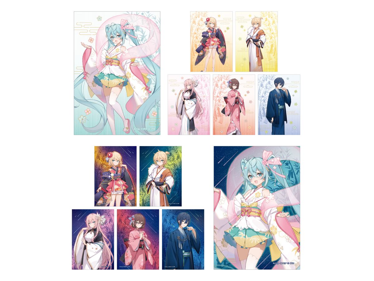Hatsune Miku Akihabara Festival 2024: Trading Bromide (2 Pieces) Tanabata Ver.
