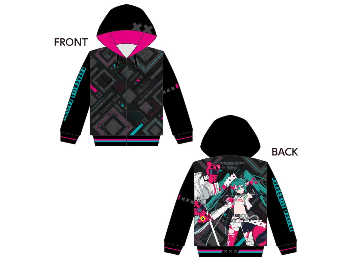 Hatsune Miku Gt Project: Racing Miku 2025Ver. Full Graphic Hoodie Vol.1 (L Size)