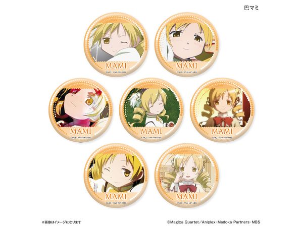 Puella Magi Madoka Magica Dake Can Only Mami Tomoe Trading Can Badge 1Box 7pcs