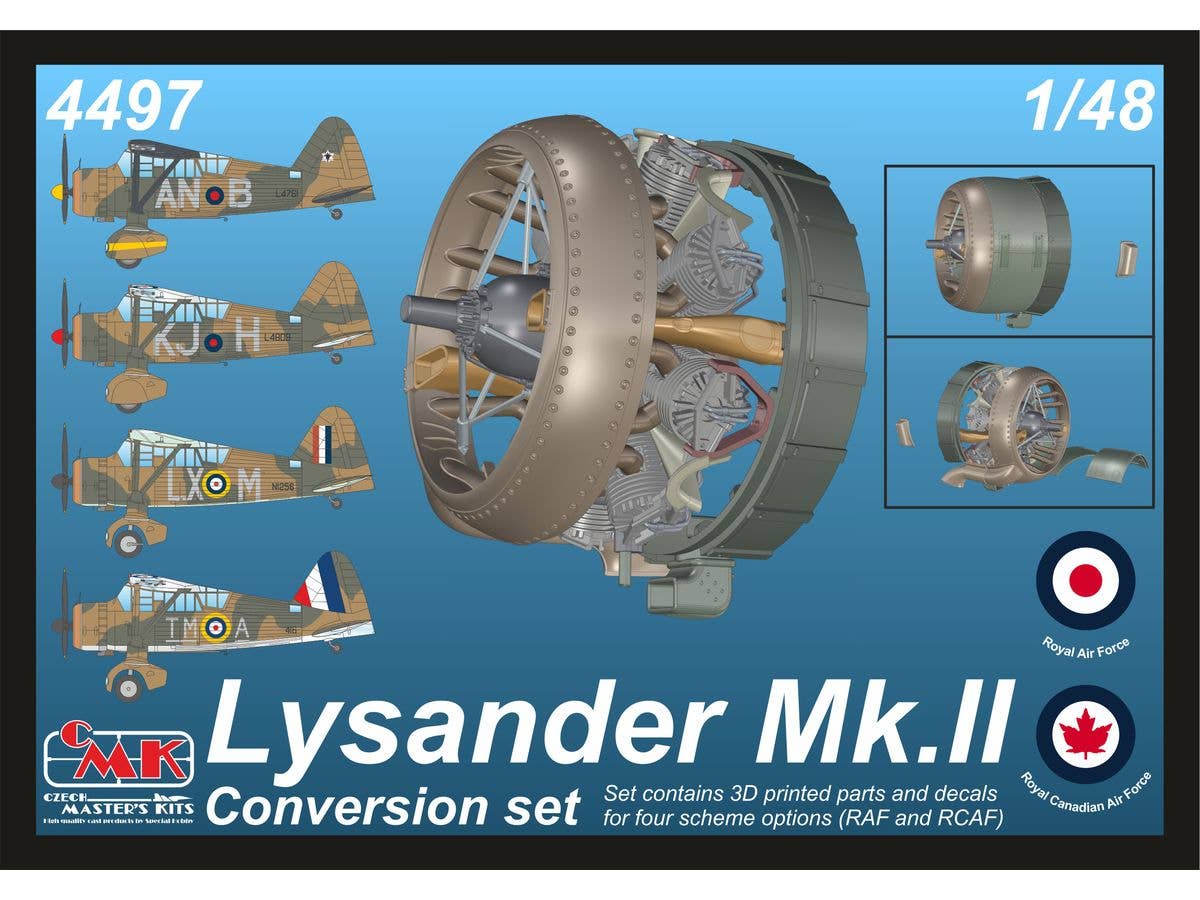 Lysander Mk.II (Perseus Engine) Conversion Set for Airfix kit