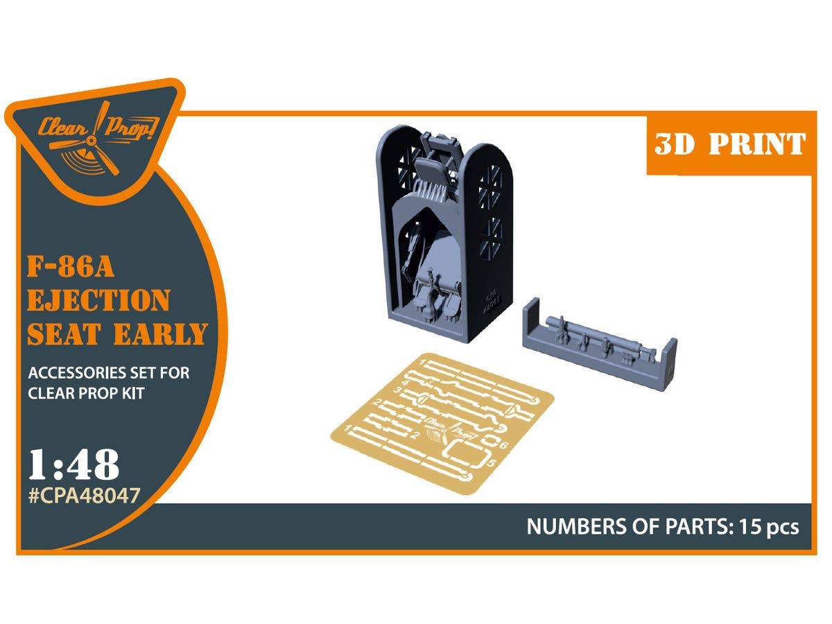 F-86A Ejection seat early for Clear Prop! kits