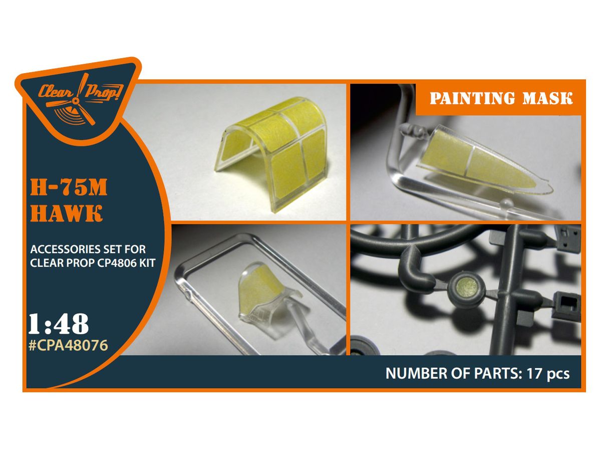 Hawk H-75M painting mask (for Clear Prop!)