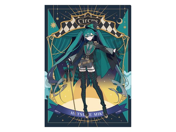 Hatsune Miku: Single Clear File Hatsune Miku Black Circus