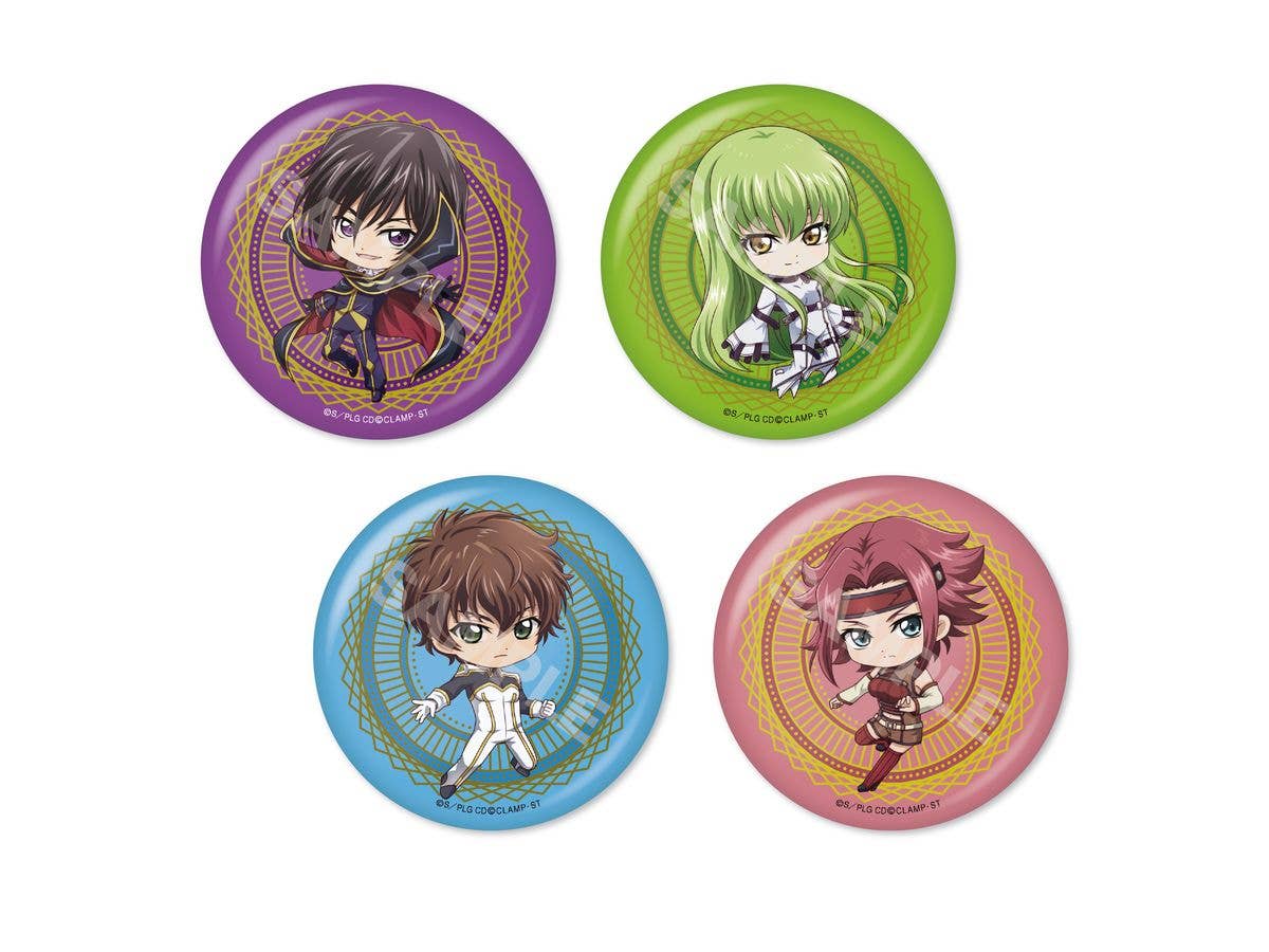 Code Geass: Lelouch Of The Rebellion Lost Stories: Metallic Can Badge / 01Box B 1Box 8Pcs