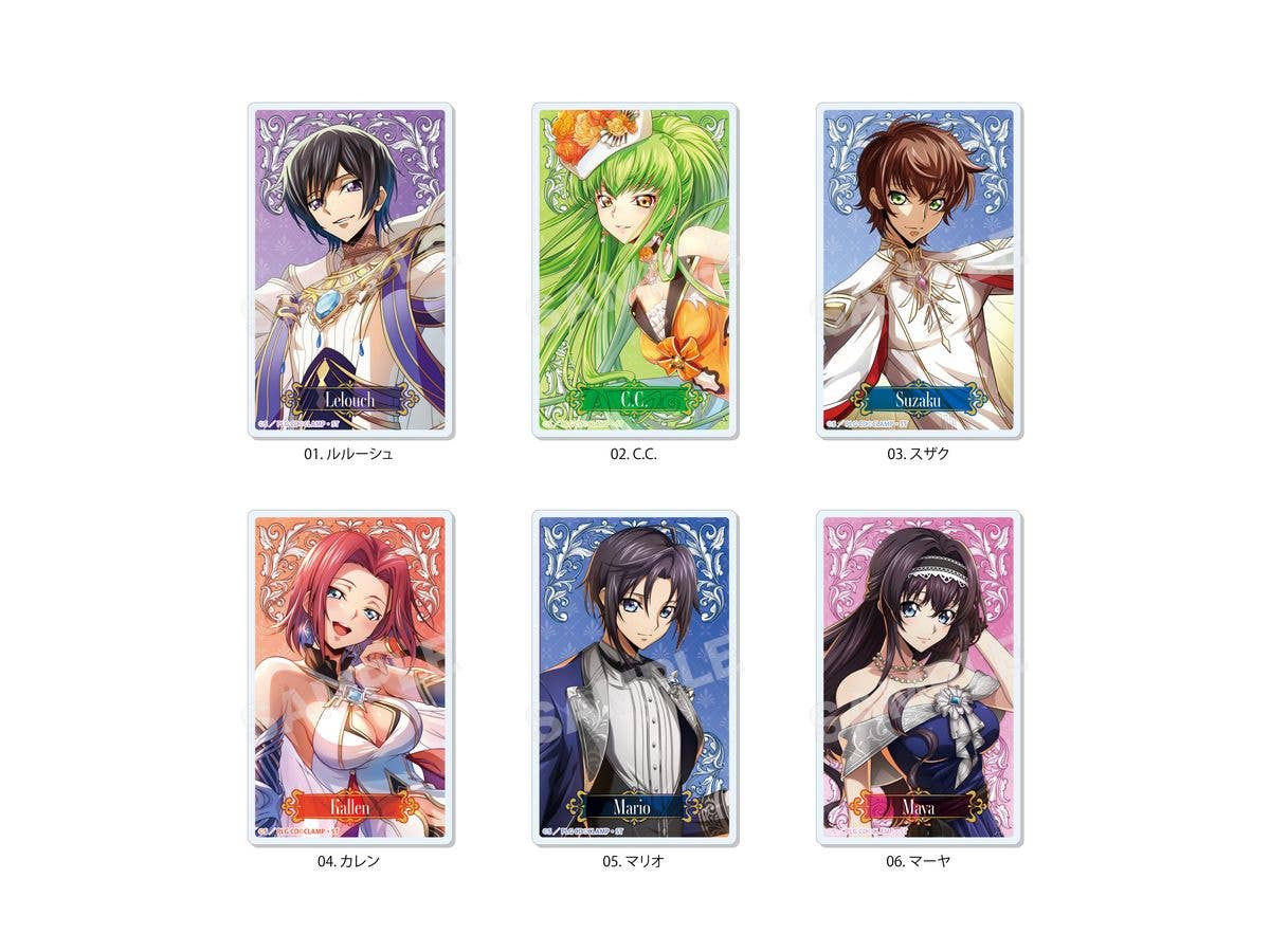 Code Geass: Lelouch Of The Rebellion Lost Stories: Acrylic Card / 02 2Nd Edition 1Box 6Pcs