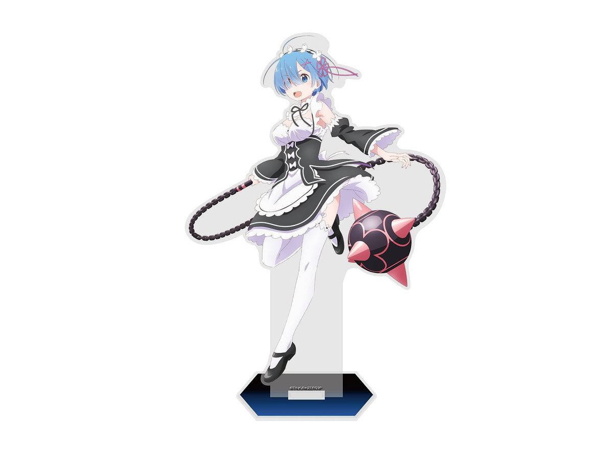 Re:Zero Starting Life in Another World: Rem And Morning Star Acrylic Stand (Large)