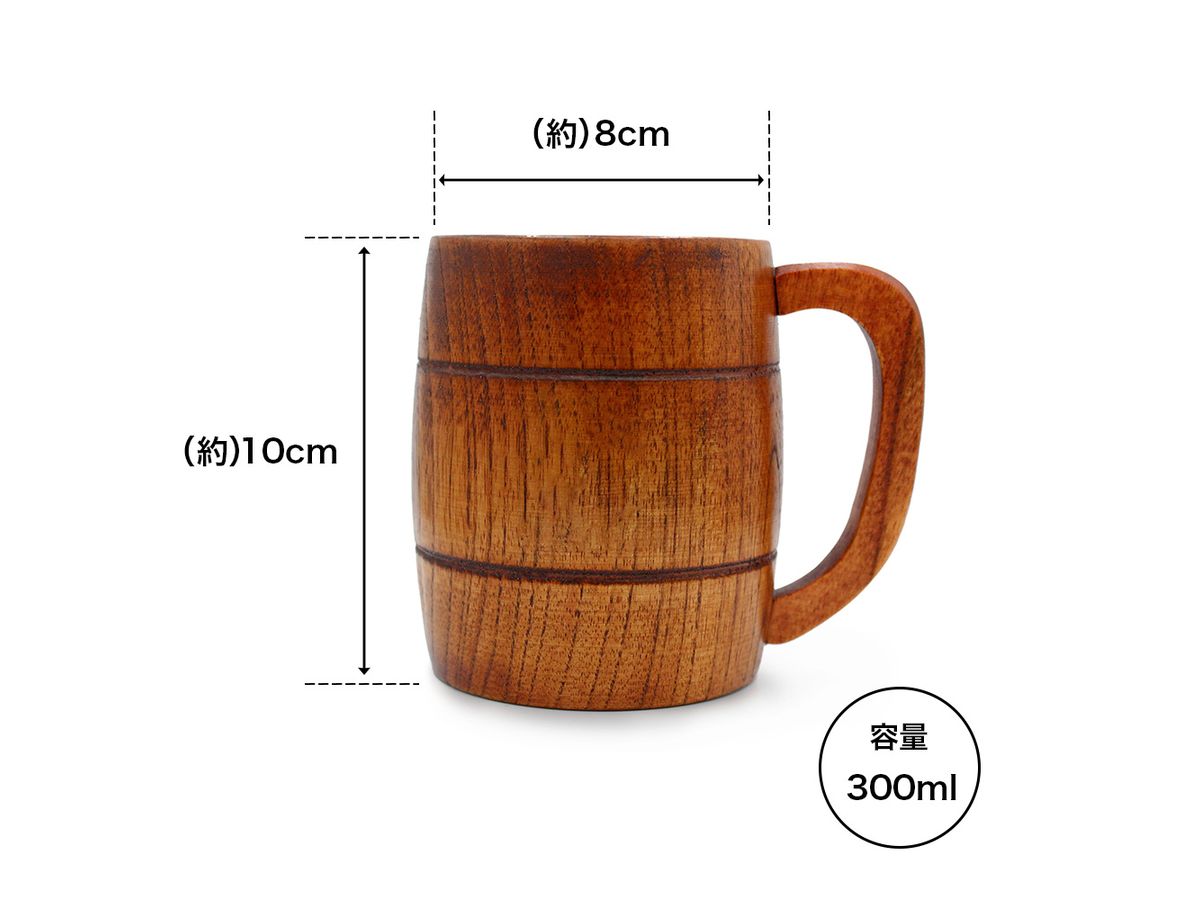 Delicious In Dungeon: Walking Mushroom Barrel Wood Mug