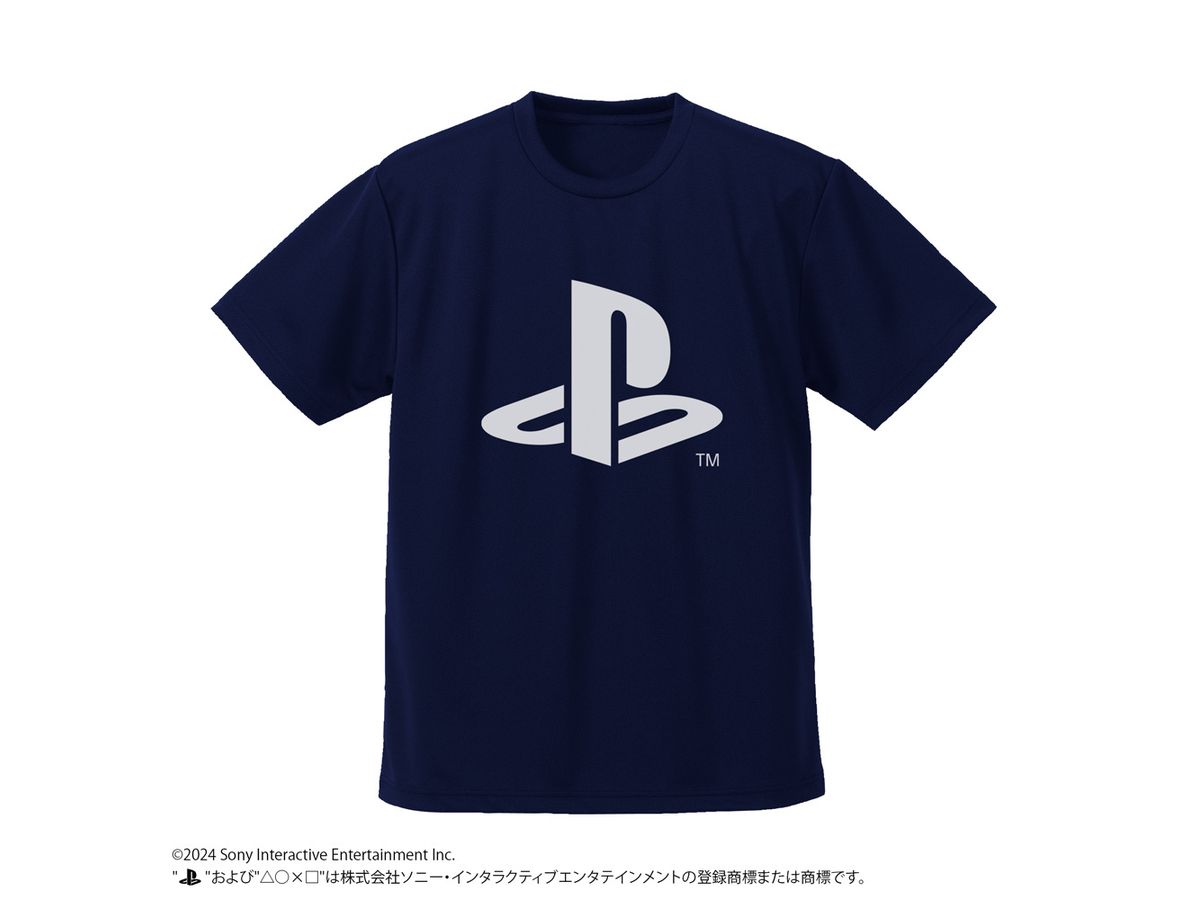 Playstation: Dry T-Shirt For Playstation / Navy-L