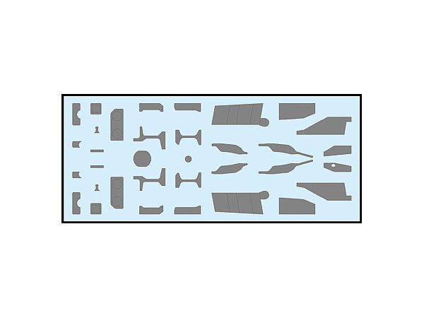 F-16 reinforcement plates (1 set of precut vinyl)
