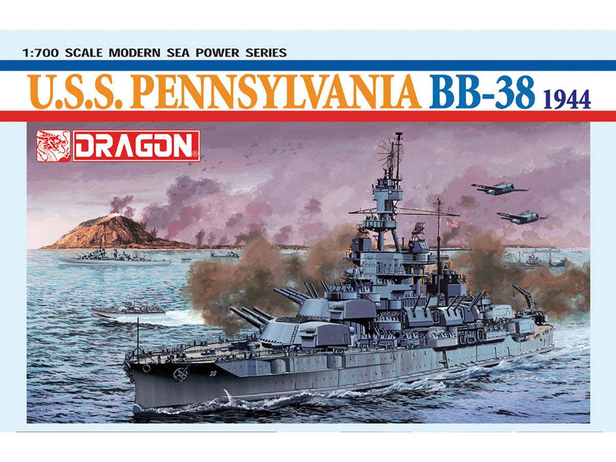WW.II US Navy Battleship Pennsylvania BB-38 1944