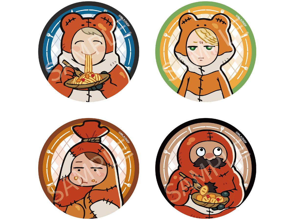 AFORCE x DRAGON HORSE Delicious in Dungeon Coasters set of 4