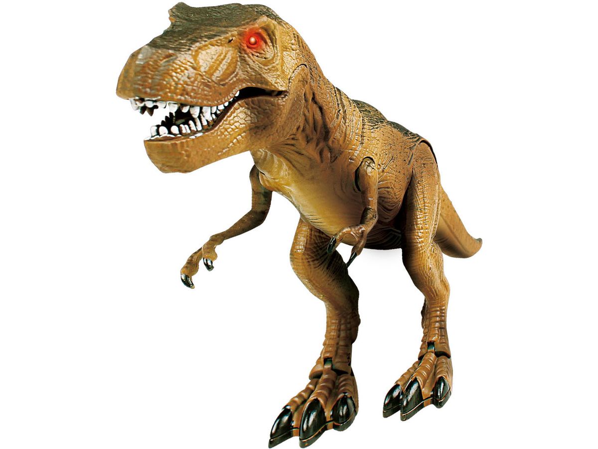 T-Rex Dinosaur Walking in Infrared Light