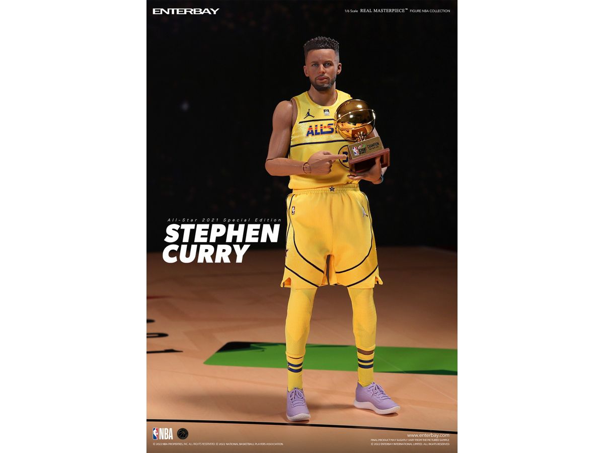 Real Masterpiece NBA Collection / Stephen Curry Collectible Figure 2021 All-Star Special Edition
