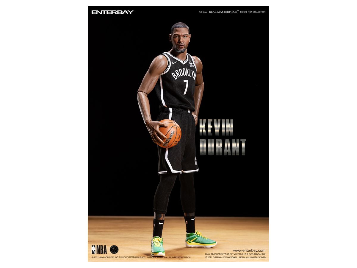 Real Masterpiece NBA Collection / Kevin Durant Collectible Figure Brooklyn Nets Ver.