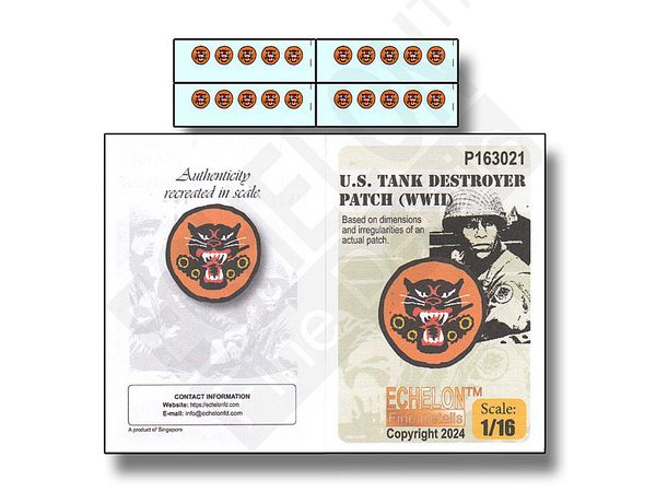 US Tank Destroyer WWII Patches