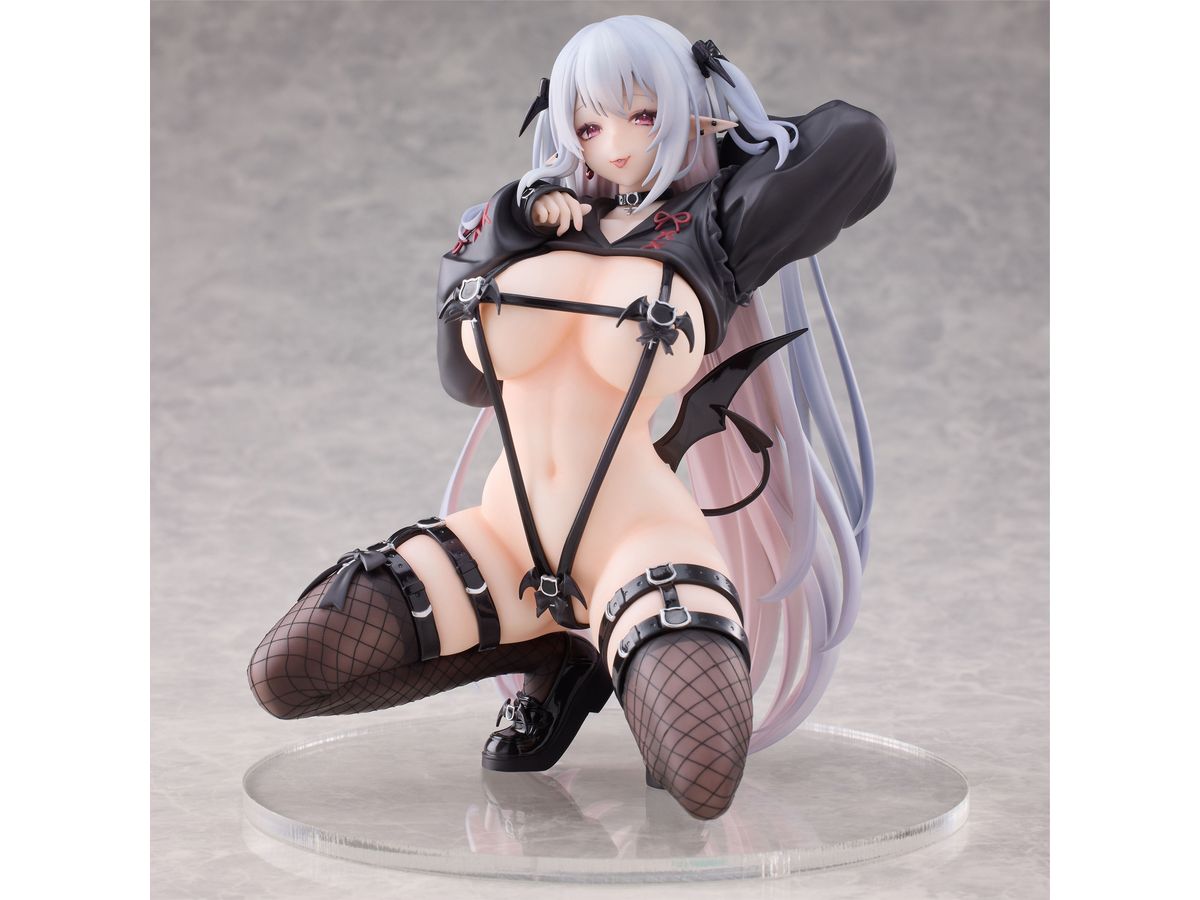 White Hair Hoodie Succubus