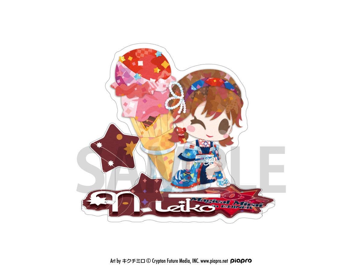 Hatsune Miku: Magical Mirai 2025 Collaboration Cafe In E-Diner Mini Character Acrylic Stand Meiko