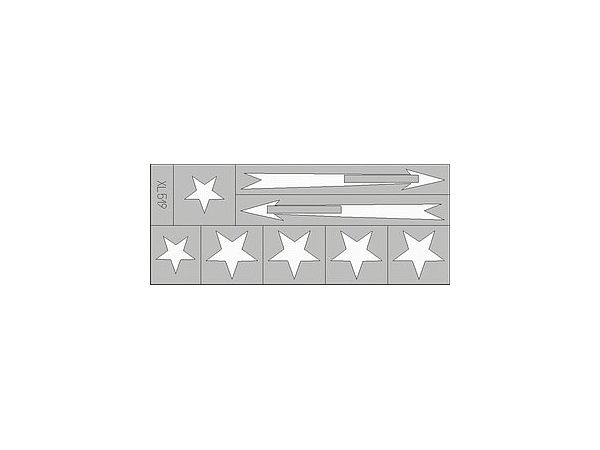 MiG-3 Nationality Mark Paint Mask Sticker
